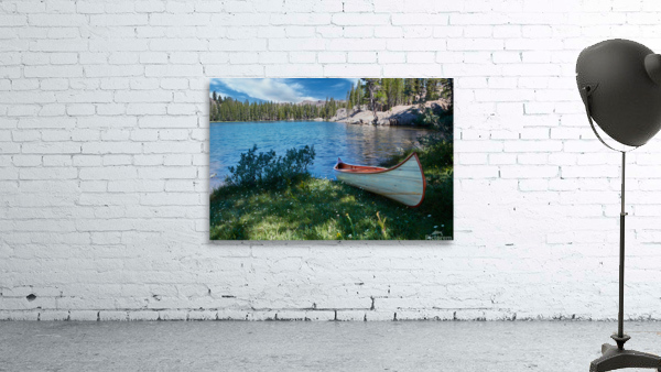 Canoe in Lake Tahoe Wall Preview