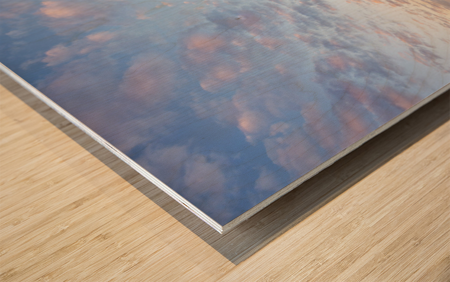 Cloud Collective Wood print