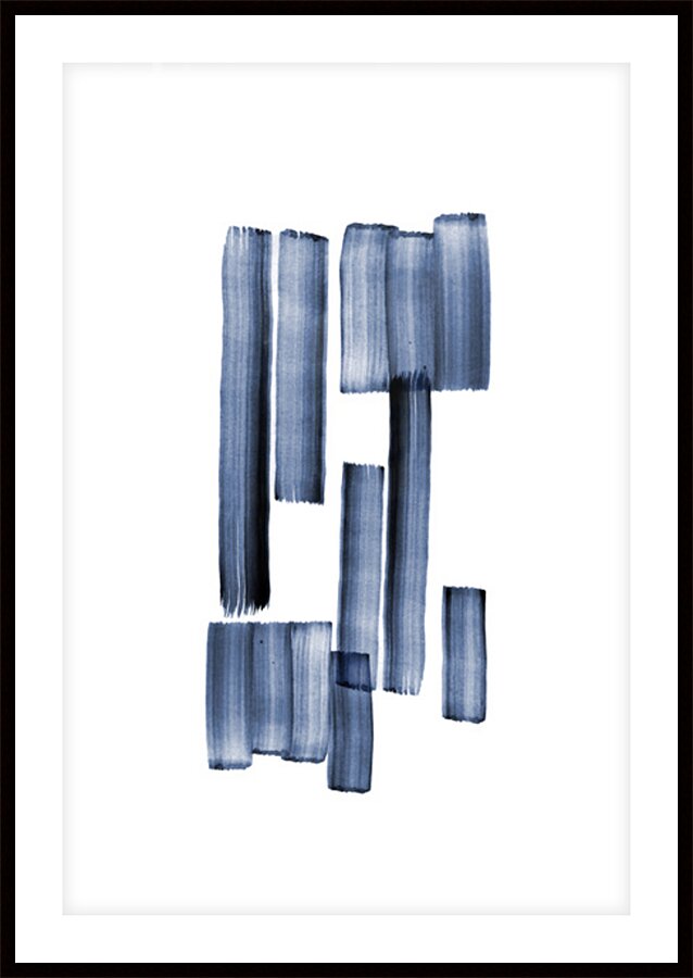 Cryptic Mediation Strokes Picture Frame print
