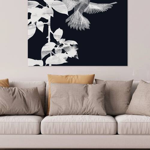 Botanical Bird B -square by Danushka Abeygoda