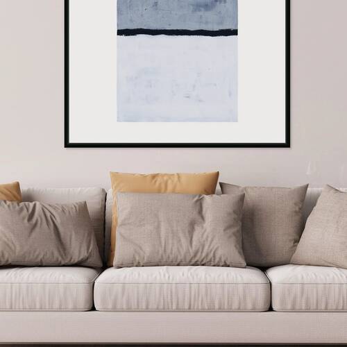 Abstract Calm Horizon -square by Danushka Abeygoda