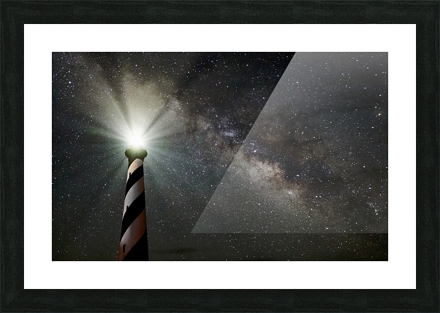 Beaming Light - Cropped Picture Frame print