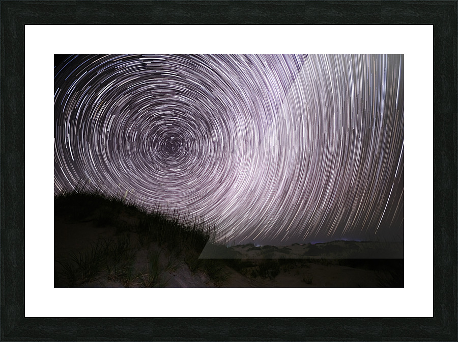 North Star Over Dune Picture Frame print