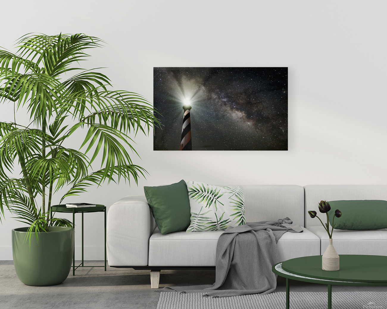 Beaming Light - Cropped Reproduction