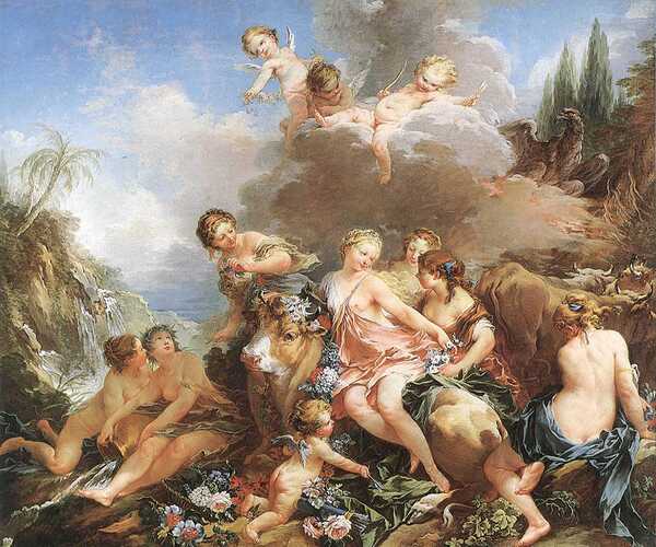 Francois Boucher 1703 1770 The Rape of Europa Digital Download