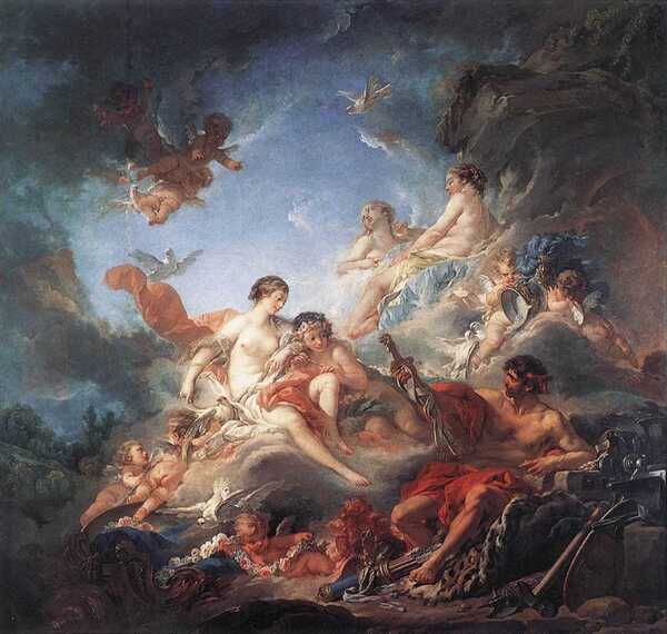 Francois Boucher 1703 1770 Vulcan Presenting Venus with Arms for Aeneas Digital Download