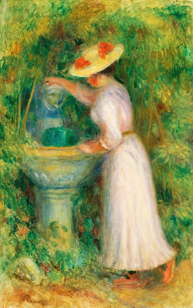 Pierre Auguste Renoir 1841 1919 Jeune Fille Pre  s D une Fontaine 1885 Digital Download