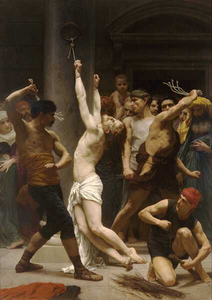 William  Adolphe  Bouguereau 1825 1905  The  Flagellation  of  Christ Digital Download