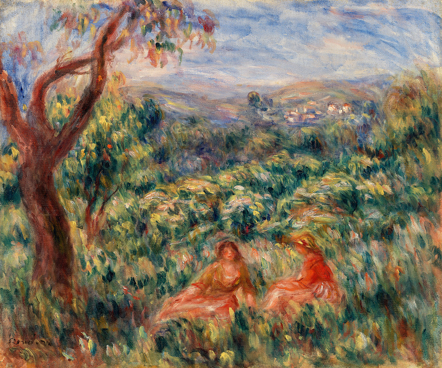 Pierre Auguste Renoir 1841 1919 Landscape Paysage 1916 by