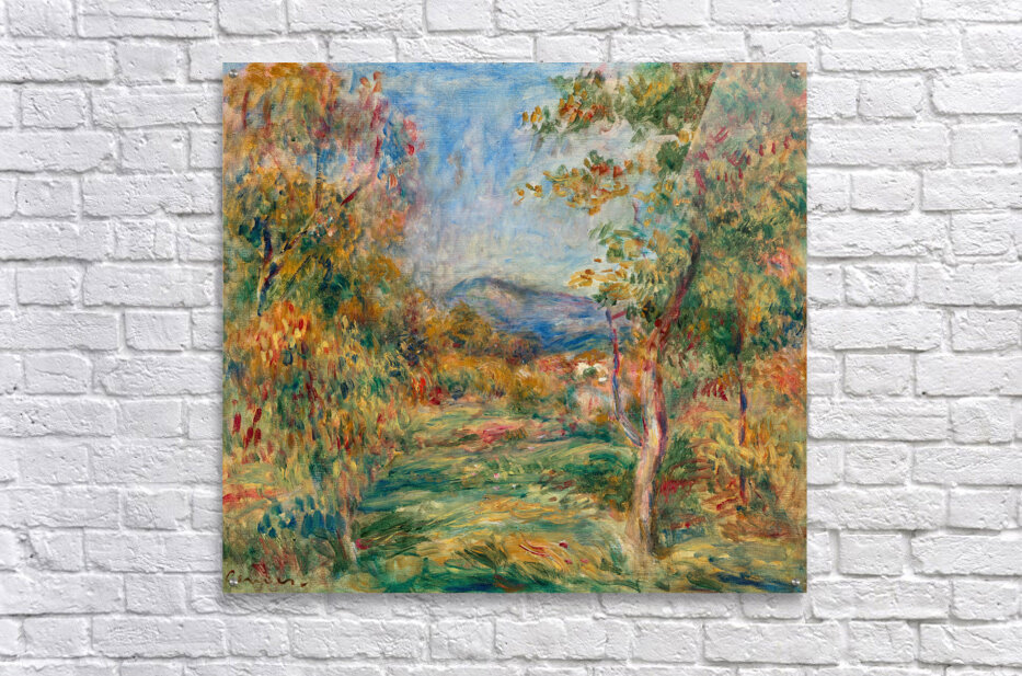 Pierre Auguste Renoir 1841 1919 Paysage de Cagnes 1910 by