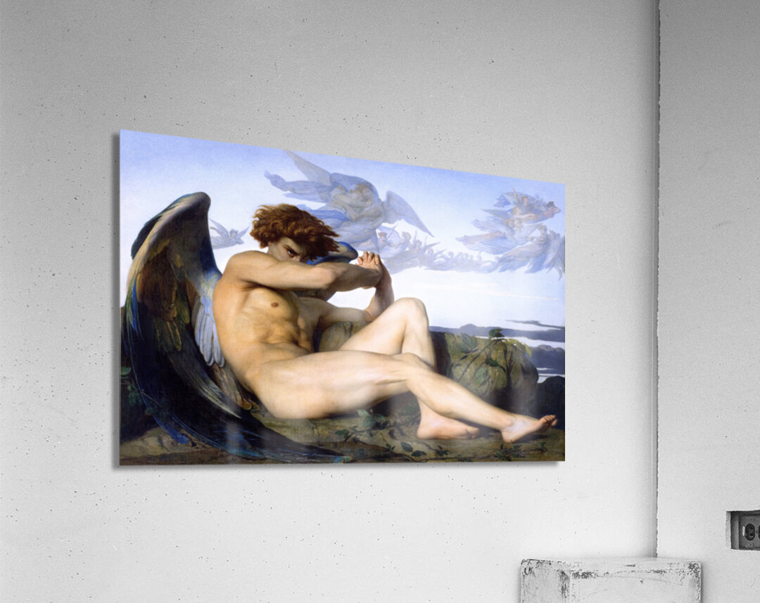 Alexandre Cabanel - Fallen Angel 1847 by TOPARTGALLERY Wall Art