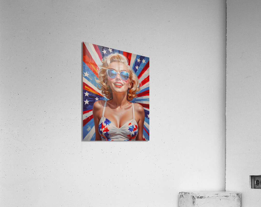 AI Art Pop Art Superstars Marilyn Monroe 4 by TOPARTGALLERY Wall Art