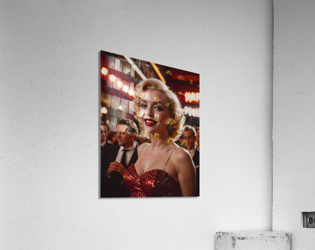 AI Art Pop Art Superstars Marilyn Monroe 24 by TOPARTGALLERY Wall Art