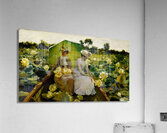 Charles Courtney Curran 1861 1942 Lotus Lilies  1888  Acrylic Print