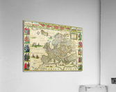 Old Map 37 Acrylic Print