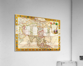 Old Map 33 Acrylic Print