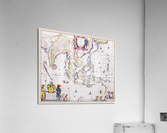 Old Map 53 Acrylic Print