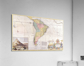 Old Map 58 Acrylic Print
