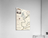 Old Map 48 Acrylic Print