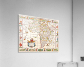 Old Map 75 Acrylic Print