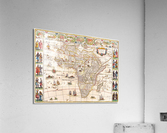 Old Map 70 Acrylic Print