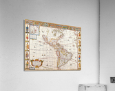 Old Map 67 Acrylic Print