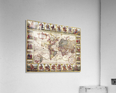 Old Map 83 Acrylic Print