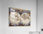 Old Map 100 Acrylic Print