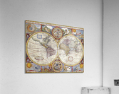 Old Map 91 Acrylic Print