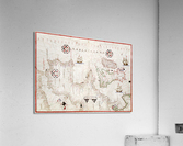 Vintage Maps  72 Acrylic Print