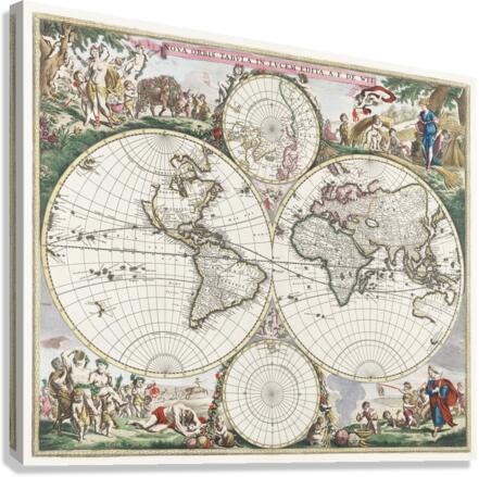 Vintage Maps  14 Canvas Print