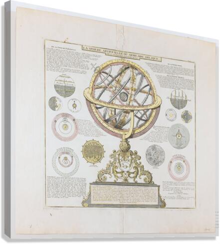 Vintage Maps  100 Canvas Print