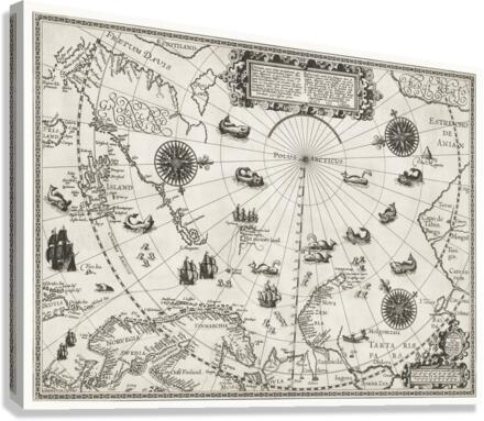 Vintage Maps  58 Canvas Print