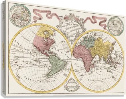 Vintage Maps  61 Canvas Print