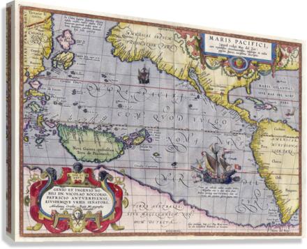 Vintage Maps  104 Canvas Print