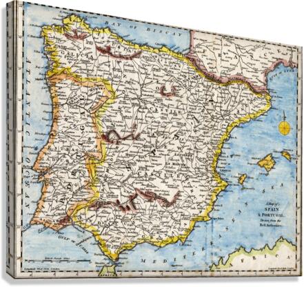 Vintage Maps  106 Canvas Print