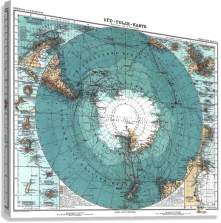 Vintage Maps  107 Canvas Print