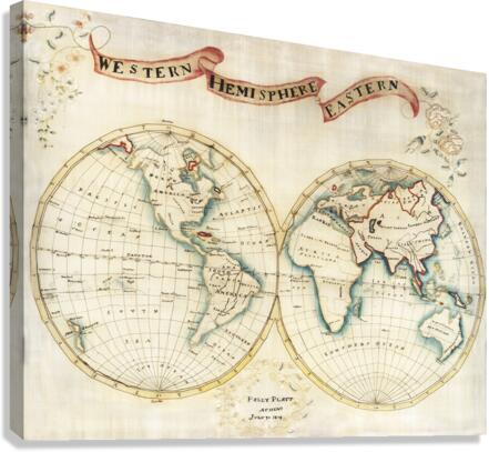 Vintage Maps  87 Canvas Print