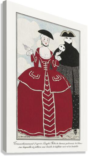George Barbier  5 Canvas Print