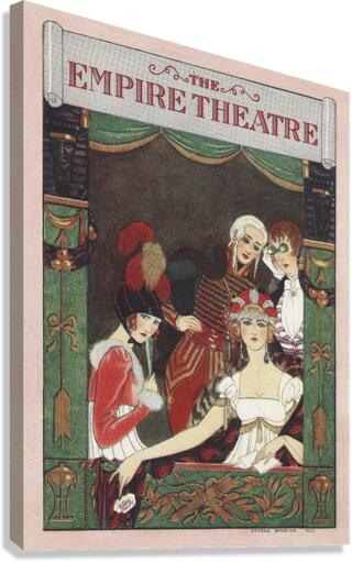 George Barbier  72 Canvas Print