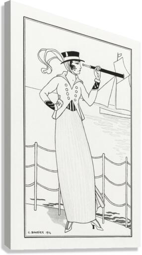 George Barbier  96 Canvas Print