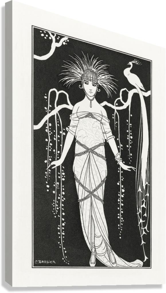 George Barbier  61 Canvas Print