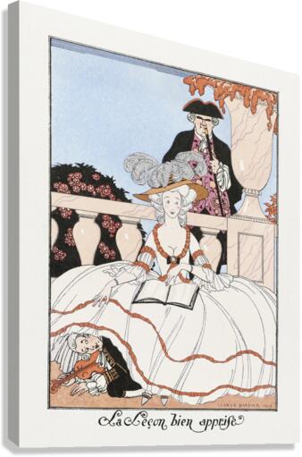 George Barbier  86 Canvas Print