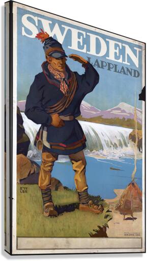 travel poster  4 Canvas Print
