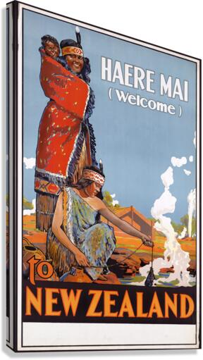 travel poster  25 Canvas Print