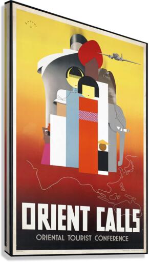travel poster  37 Canvas Print