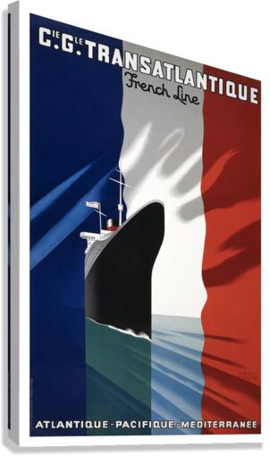 travel poster  87 Canvas Print