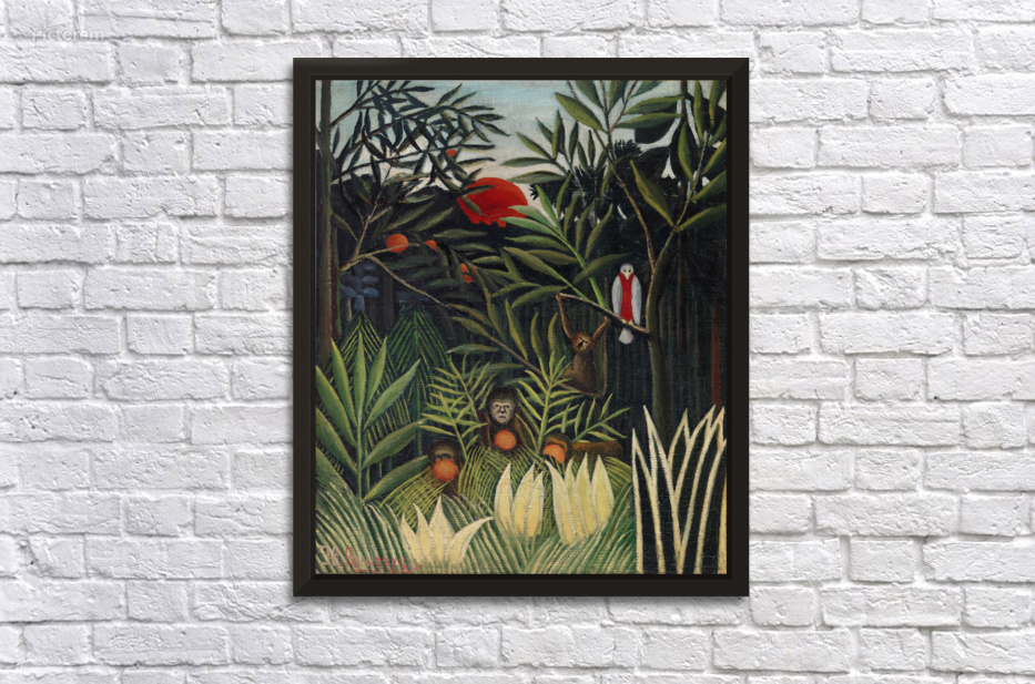 Henri Rousseau 2 by TOPARTGALLERY Wall Art