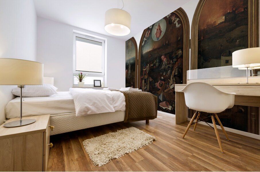 Hieronymus Bosch 1450 1516 The Last Judgment 1486 triptych Mural print