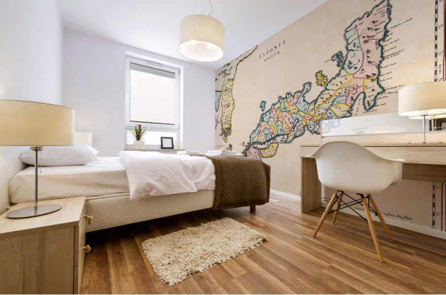 Old Map 39 Mural print